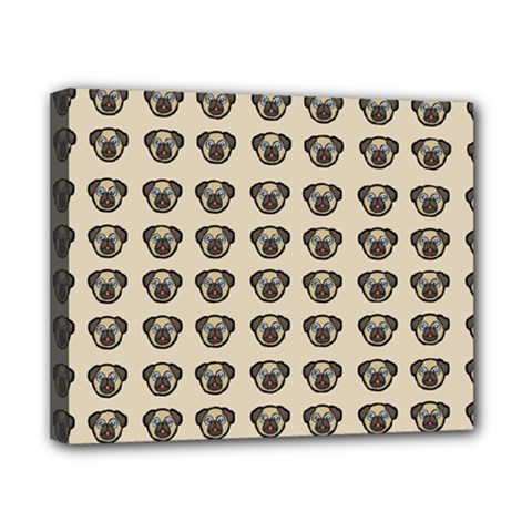 Puppy Dog Pug Pup Graphic Canvas 10  X 8  by Amaryn4rt