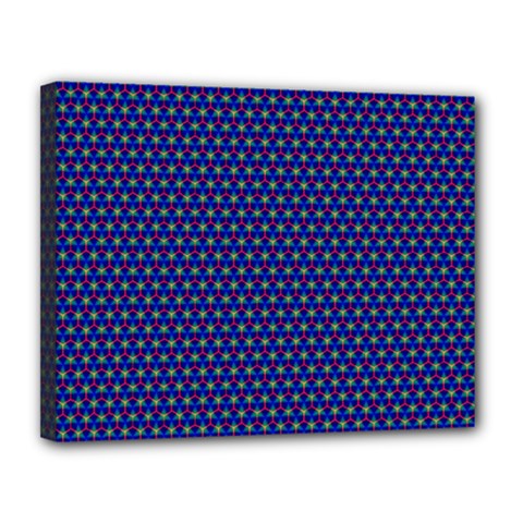 Fractal Art Honeycomb Mathematics Canvas 14  X 11  by Amaryn4rt