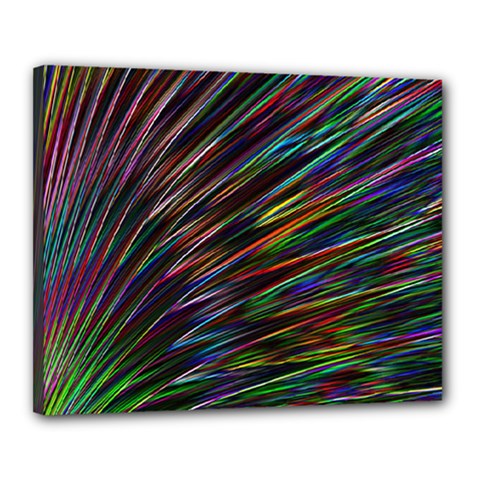 Texture Colorful Abstract Pattern Canvas 20  X 16  by Amaryn4rt