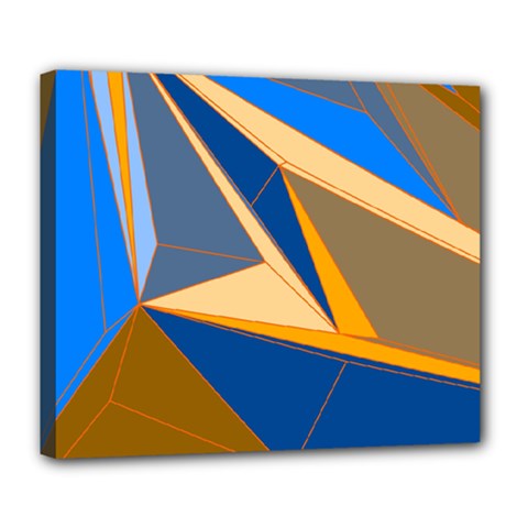 Abstract Background Pattern Deluxe Canvas 24  X 20   by Amaryn4rt