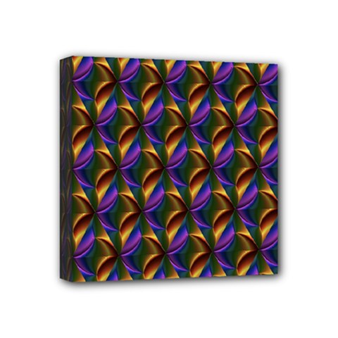 Seamless Prismatic Line Art Pattern Mini Canvas 4  X 4  by Amaryn4rt