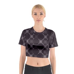 Abstract Seamless Pattern Cotton Crop Top by Simbadda