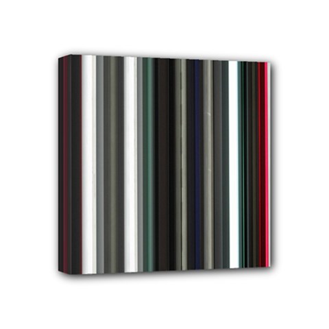 Miracle Mile Pattern Mini Canvas 4  X 4  by Simbadda