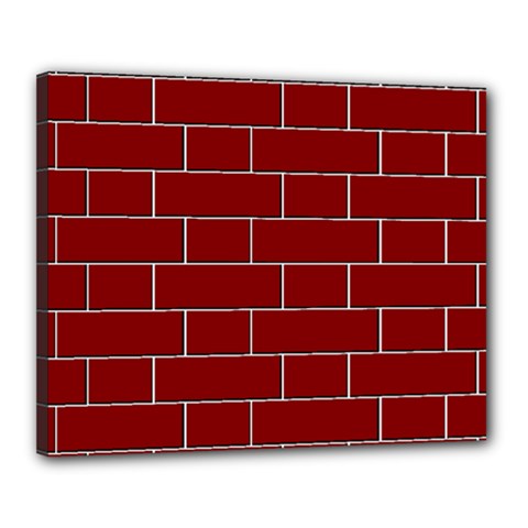 Flemish Bond Canvas 20  X 16 