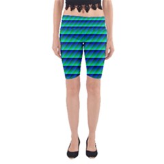 Background Texture Structure Color Yoga Cropped Leggings by Simbadda