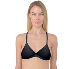 Leather Stitching Thread Perforation Perforated Leather Texture Reversible Tri Bikini Top by Simbadda