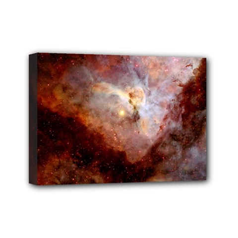 Carina Nebula Mini Canvas 7  X 5  by SpaceShop