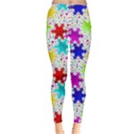 Snowflake Pattern Repeated Leggings 