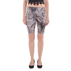 Earth Landscape Aerial View Nature Yoga Cropped Leggings by Simbadda