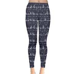 Blue Christmas Pattern Women s Leggings by CoolDesigns