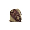 Space Fractal Abstraction Digital Computer Graphic Drawstring Pouches (XS)  View1