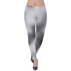 Puzzle Grey Puzzle Piece Drawing Velvet Leggings by Nexatart