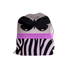 Butterfly Drawstring Pouches (large)  by mugebasakart