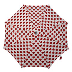 Emoji Heart Shape Drawing Pattern Hook Handle Umbrellas (large) by dflcprints