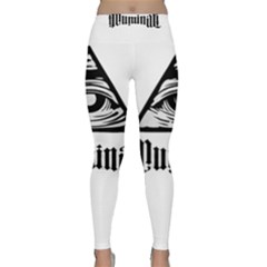 Illuminati Classic Yoga Leggings by Valentinaart