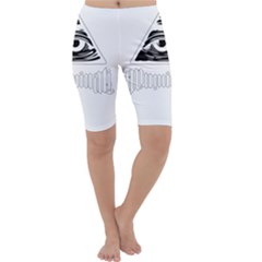 Illuminati Cropped Leggings  by Valentinaart
