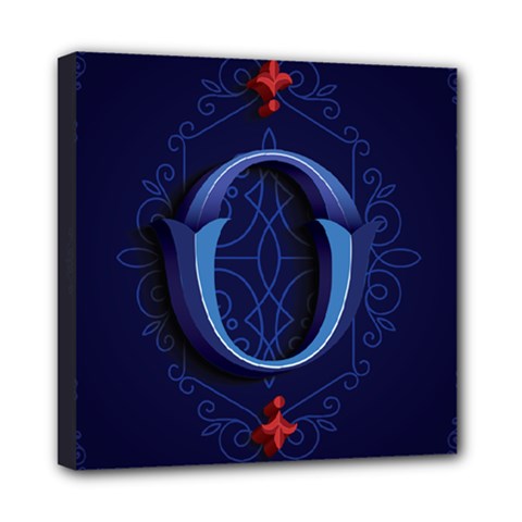 Marquis Love Dope Lettering Blue Red Alphabet O Mini Canvas 8  X 8  by Mariart