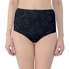 Pattern High-waist Bikini Bottoms by ValentinaDesign