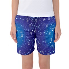 Astrology Illness Prediction Zodiac Star Women s Basketball Shorts by Mariart