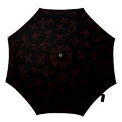 Skull Pattern Hook Handle Umbrellas (small) by ValentinaDesign