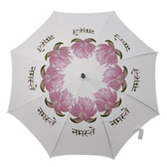 Namaste - Lotus Hook Handle Umbrellas (large) by Valentinaart