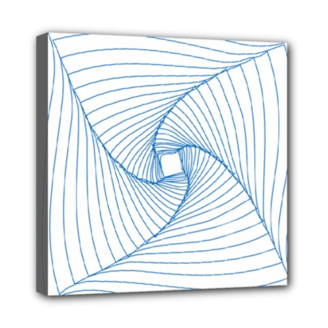 Spirograph Pattern Drawing Design Mini Canvas 8  X 8  by Nexatart