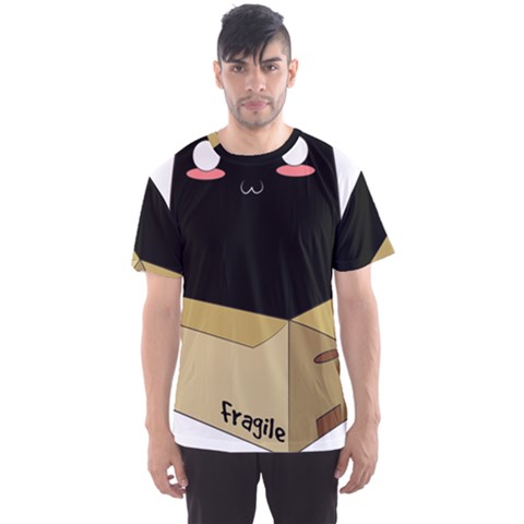 Black Cat In A Box Men s Sport Mesh Tee by Catifornia