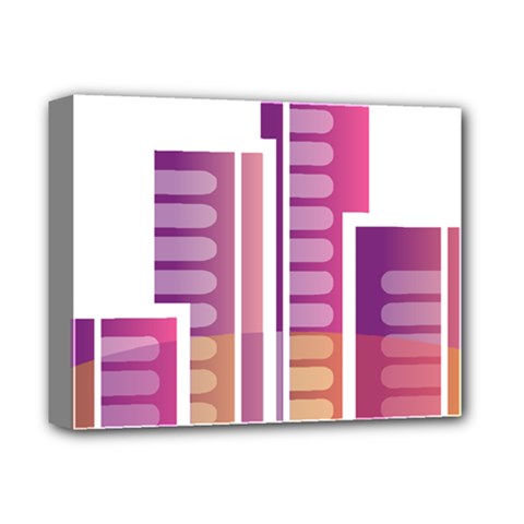 Building Deluxe Canvas 14  X 11  by Mariart