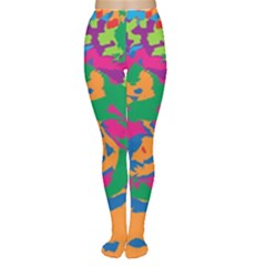 Abstract Art Women s Tights by ValentinaDesign