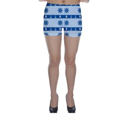 Sea Pattern Skinny Shorts by Valentinaart