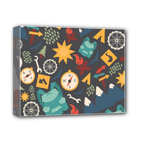Compass Cypress Chair Arrow Wheel Star Mountain Deluxe Canvas 14  X 11  by Mariart