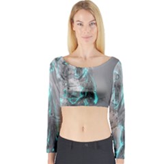 Dog Long Sleeve Crop Top