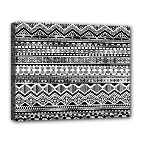 Aztec Pattern Design Canvas 14  X 11  by BangZart