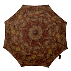 Brown Texture Hook Handle Umbrellas (large)