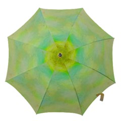 Abstract Yellow Green Oil Hook Handle Umbrellas (large) by BangZart