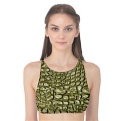 Aligator Skin Tank Bikini Top by BangZart