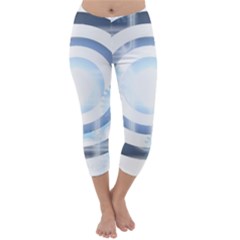 Center Centered Gears Visor Target Capri Winter Leggings  by BangZart