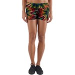 Kaleidoscope Patterns Colors Yoga Shorts