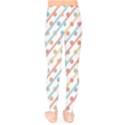 Simple Saturated Pattern Kids  Legging View2