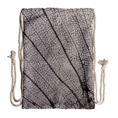 Sea Fan Coral Intricate Patterns Drawstring Bag (large) by BangZart