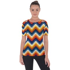 The Amazing Pattern Library Short Sleeve Top by BangZart