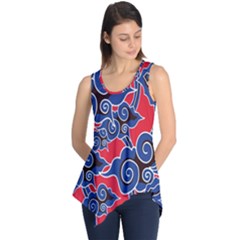 Batik Background Vector Sleeveless Tunic by BangZart