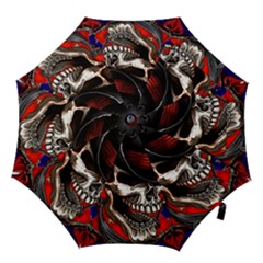 Confederate Flag Usa America United States Csa Civil War Rebel Dixie Military Poster Skull Hook Handle Umbrellas (large)