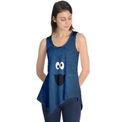 Funny Face Sleeveless Tunic by BangZart