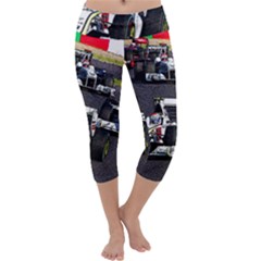 Formula 1 Capri Yoga Leggings by Valentinaart