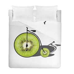 Kiwi Bicycle  Duvet Cover Double Side (full/ Double Size) by Valentinaart
