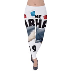 The Shark Movie Velvet Leggings by Valentinaart