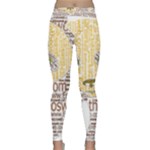 Panda Typography Classic Yoga Leggings