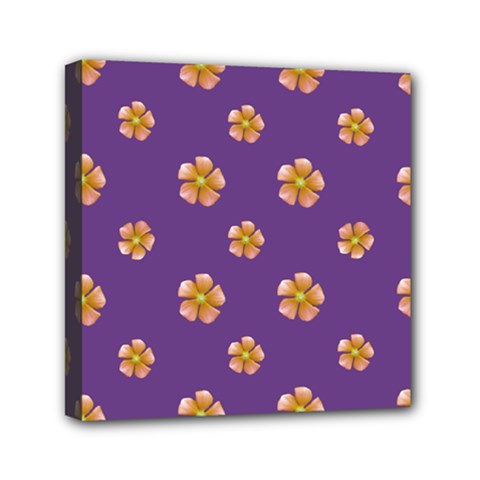 Ditsy Floral Pattern Design Mini Canvas 6  X 6  by dflcprints