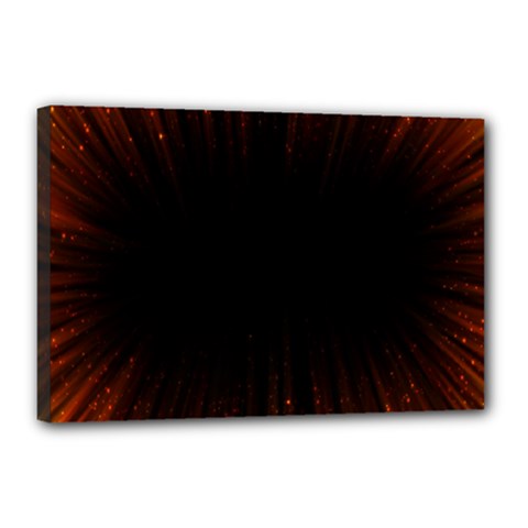 Colorful Light Ray Border Animation Loop Orange Motion Background Space Canvas 18  X 12  by Mariart